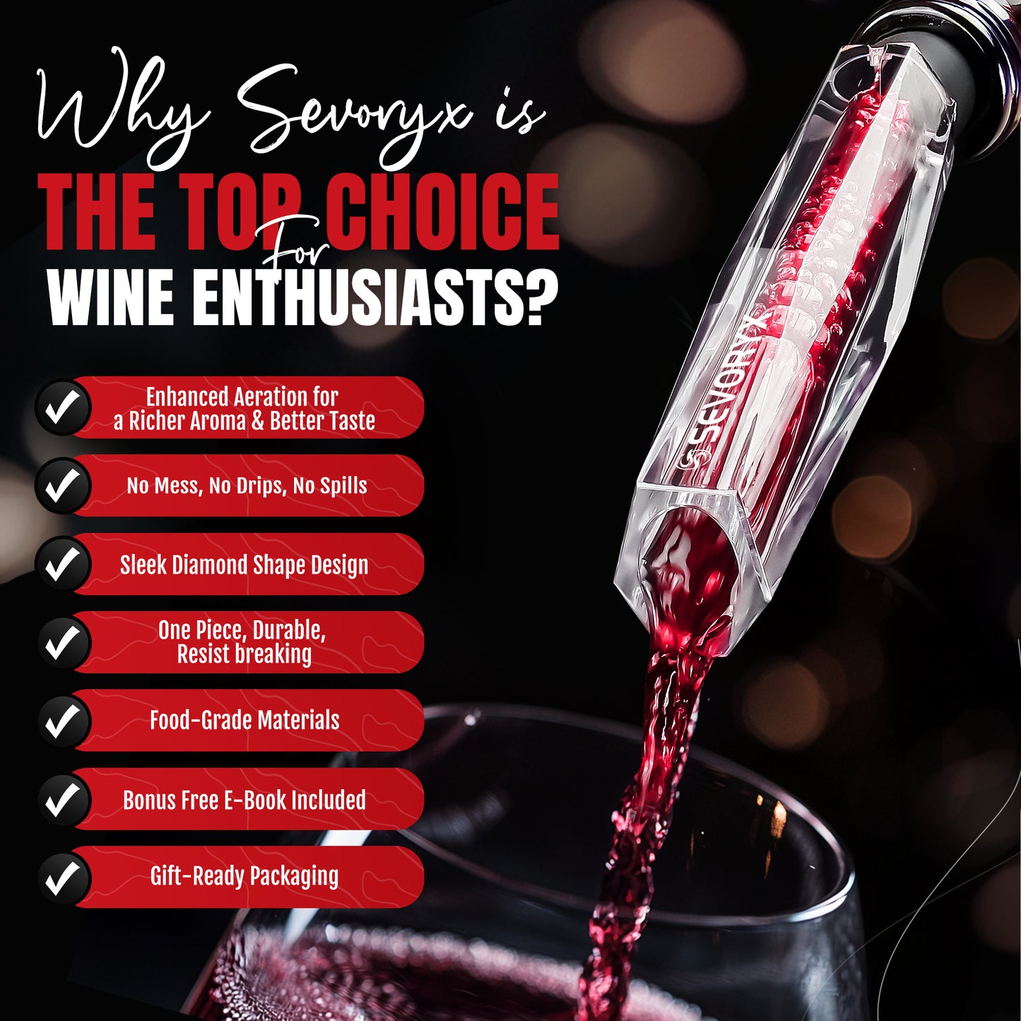Wine Aerator Pourer Spout
