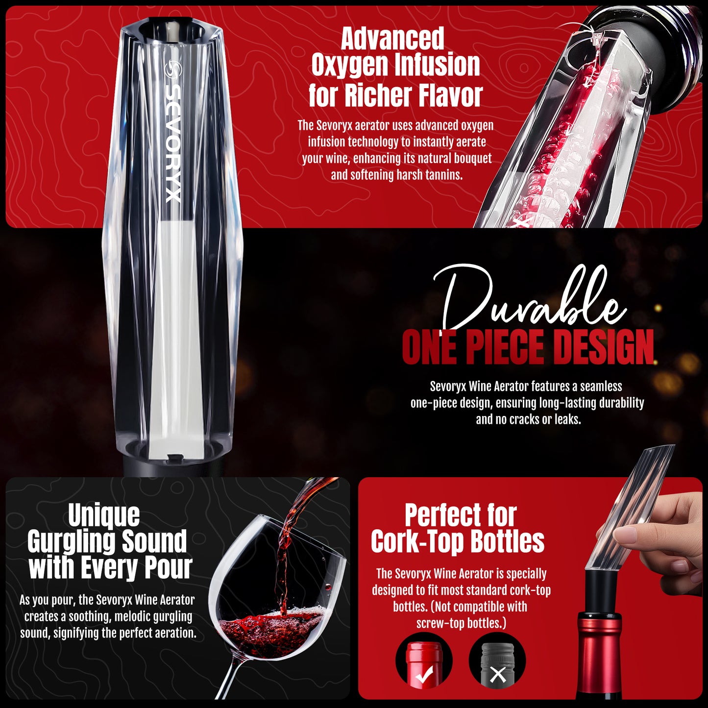 Wine Aerator Pourer Spout