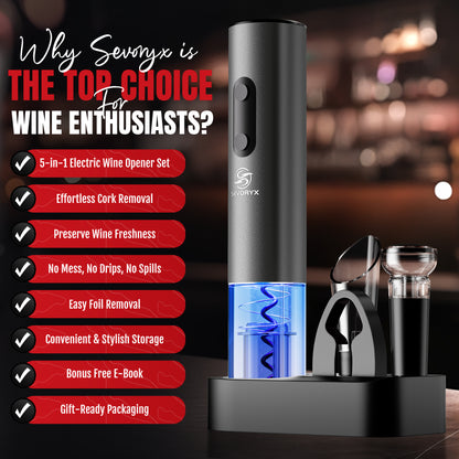 Electric Wine Opener Set