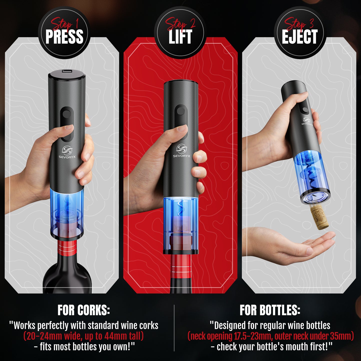 Electric Wine Opener Set